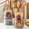 ginee_20251126125049042_2065909198.jpg One Two Cups Toples Kaca Penyimpanan Makanan Sealed Storage Glass Jar - FJ3