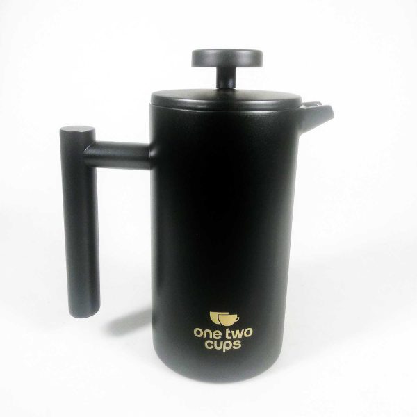 One Two Cups French Press Coffee Maker Pot Stainless Steel - FP1L