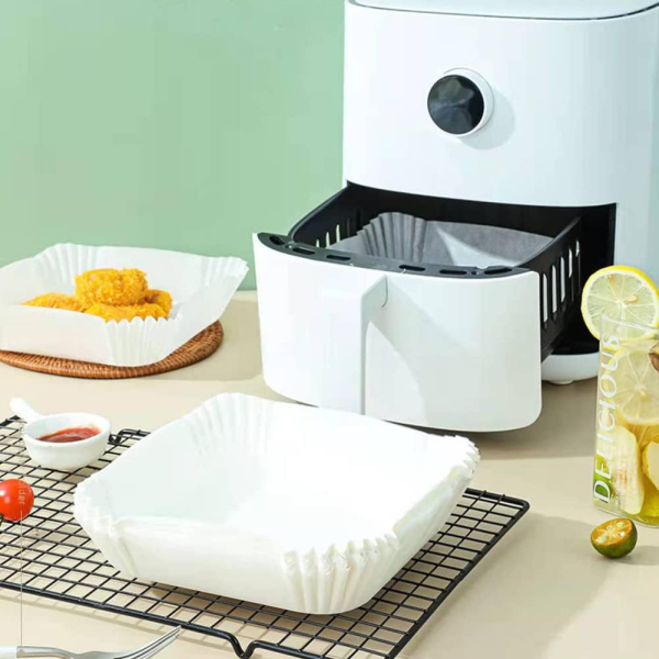ginee_20251126125218909_3925728022.png One Two Cups Kertas Alas Air Fryer Paper Liner Non Stick 50 PCS - MJ5