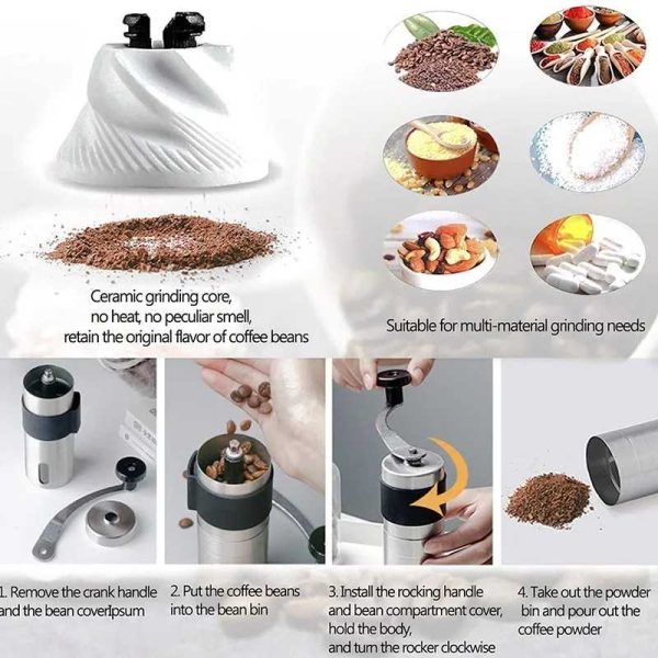 ginee_20251126125319342_3122627581.jpg One Two Cups Alat Penggiling Kopi Manual Coffee Grinder Adjustable - OTC48