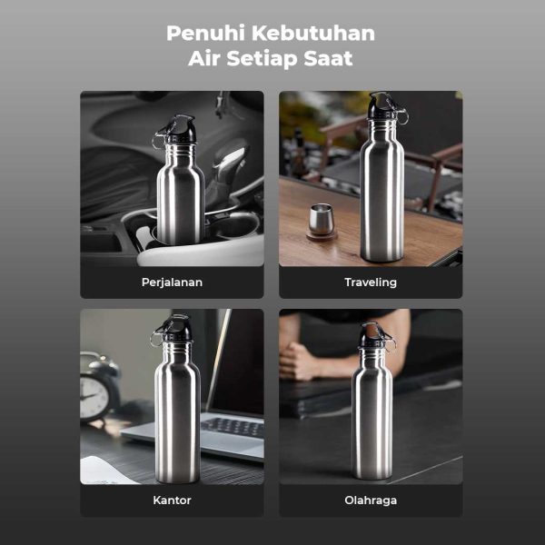 ginee_20251126125338982_7014837571.jpg One Two Cups Botol Minum Stainless Steel Portable with Carabiner - GBD