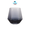 One Two Cups Gelas Kaca Aesthetic Kopi Teh Diamond Crystal Glass 310ml - GW107