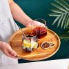 One Two Cups Gelas Kaca Aesthetic Kopi Teh Diamond Crystal Glass 310ml - GW107