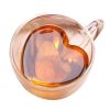 One Two Cups Cangkir Kopi Kaca Tahan Panas Double Wall Love Cup 140ml - CV2103l