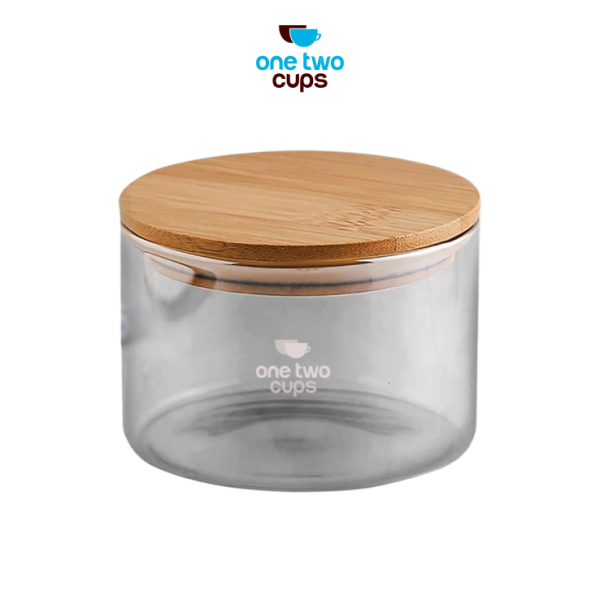 One Two Cups Toples Kaca Penyimpanan Makanan Sealed Storage Glass Jar - FJ3