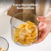 One Two Cups Toples Kaca Penyimpanan Makanan Sealed Storage Glass Jar - FJ3