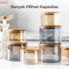 One Two Cups Toples Kaca Penyimpanan Makanan Sealed Storage Glass Jar - FJ3