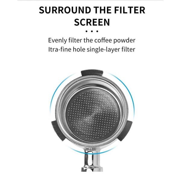 One Two Cups Bottomless Naked Portafilter Stainless 51mm - CG-11