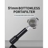 One Two Cups Bottomless Naked Portafilter Stainless 51mm - CG-11