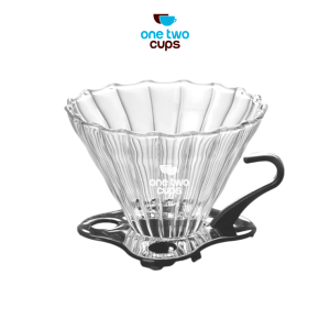 ginee_20251126165003762_1463123793.png One Two Cups Filter Kopi Kaca V60 Reusable Coffee Dripper 1-4 Cups - SD-8106
