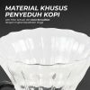 One Two Cups Filter Kopi Kaca V60 Reusable Coffee Dripper 1-4 Cups - SD-8106