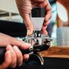 One Two Cups Tamper Kopi Espresso Press Flat Hammer Stainless Steel - FEN58