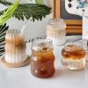 ginee_20251126165721359_6598120667.jpg One Two Cups Gelas Kaca Aesthetic Kopi Teh Wave Stripe Shape - GK24