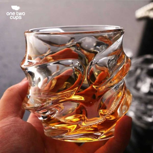 One Two Cups Gelas Whisky Cocktail Crystal Classic Rock Glass 300ml - YJ102