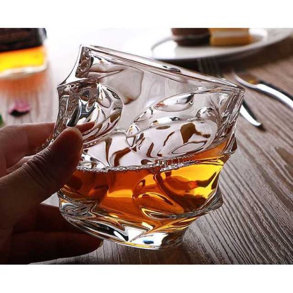 One Two Cups Gelas Whisky Cocktail Crystal Classic Rock Glass 300ml - YJ102