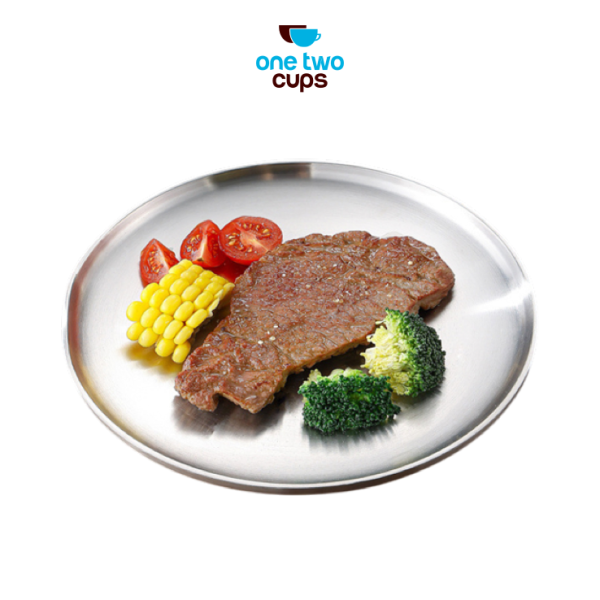 ginee_20251126170008302_4930147015.png One Two Cups Piring Makan Stainless Steel Elegan Plate European Style - SN16