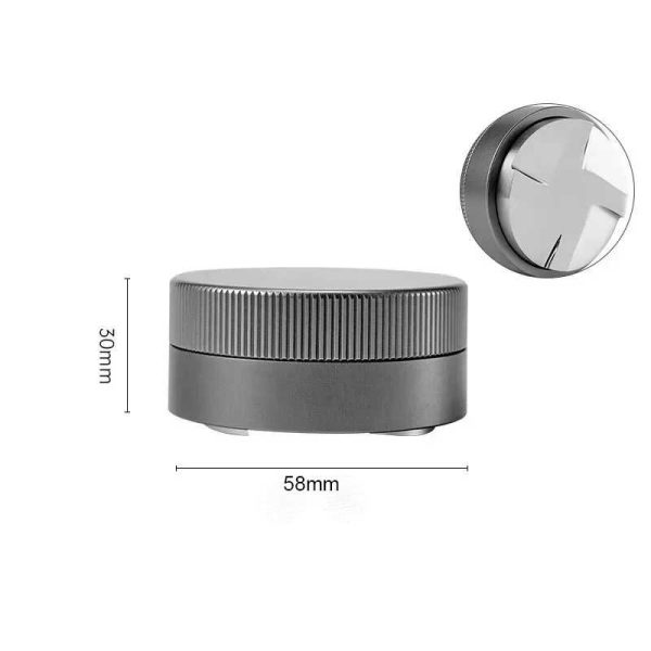 One Two Cups Macaron Tamper Coffee Distribution Tool Auto Adjustment - WU3