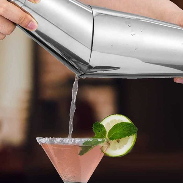 One Two Cups Cocktail Shaker Boston Stainless Steel 201 550/850ml - ZH-58