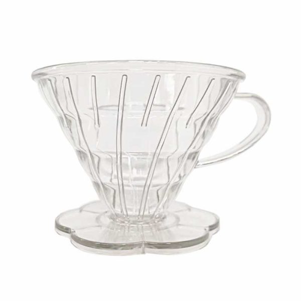 One Two Cups Filter Penyaring Kopi V60 Flower Cone Coffee Dripper - BC105