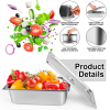 One Two Cups Food Pan Stainless Steel Wadah Makanan dengan Tutup - SP215