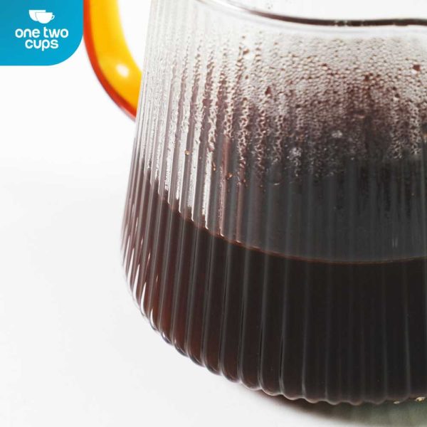 One Two Cups Coffee Server V60 Drip Pour Over Borosilicate Glass - SPA865