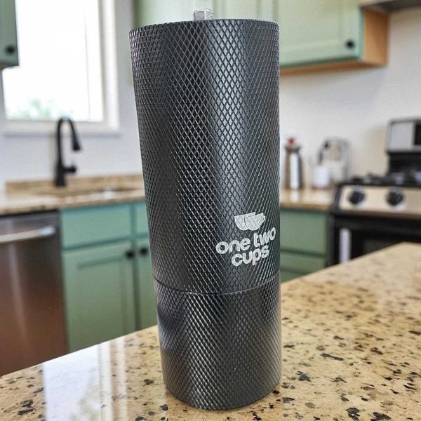 One Two Cups Alat Penggiling Kopi Manual Coffee Grinder Adjustable - JN60