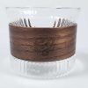 One Two Cups Gelas Japanese Style Rock Glass Wood Sleeve 130ml - GN13