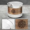 One Two Cups Gelas Japanese Style Rock Glass Wood Sleeve 130ml - GN13