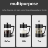 One Two Cups French Press Manual Coffee Maker Pot Stainless Steel 304 - GX304