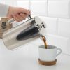 One Two Cups French Press Coffee Maker Pot Stainless Steel - FP1L -800ML