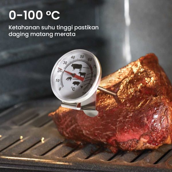 One Two Cups Termometer Makanan Daging BBQ Meat Temperature - D9144