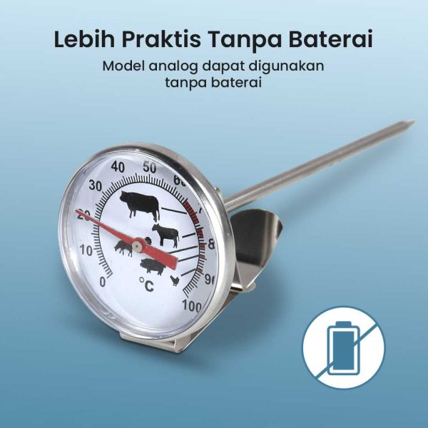 One Two Cups Termometer Makanan Daging BBQ Meat Temperature - D9144