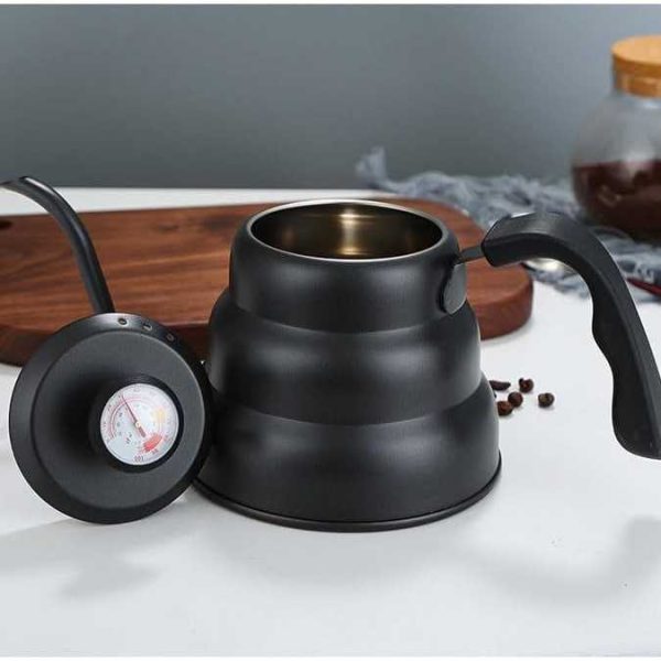 ginee_20251128142955238_4645749379.jpg One Two Cups Teko Kopi Leher Angsa Gooseneck Pour Over Thermometer - OTC265-Hitam