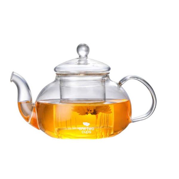 ginee_20251128143211282_3720981115.jpg One Two Cups Teko Teh Kaca Tahan Panas Api with Saringan Glass Teapot - 8CV102-1 Liter