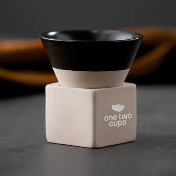 ginee_20251128143336790_0813322775.jpg One Two Cups Gelas Keramik Kopi Teh Japanese Cone Shape Cup 100ml - PDQ001