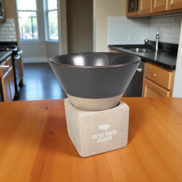 ginee_20251128143336928_8079691623.png One Two Cups Gelas Keramik Kopi Teh Japanese Cone Shape Cup 100ml - PDQ001