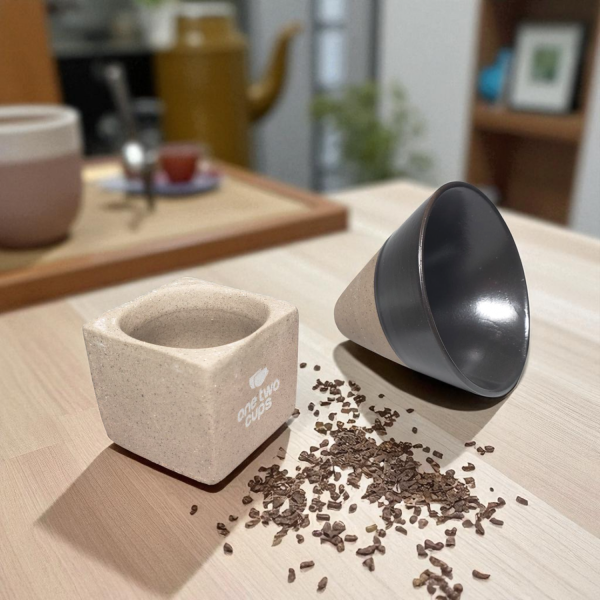 ginee_20251128143337002_4558686858.png One Two Cups Gelas Keramik Kopi Teh Japanese Cone Shape Cup 100ml - PDQ001