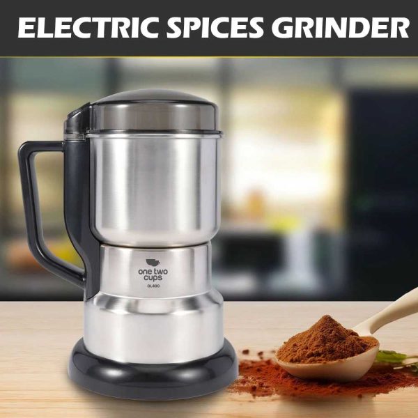 One Two Cups Penggiling Biji Kopi Elektrik Coffee Bean Grinder 400W - OL400