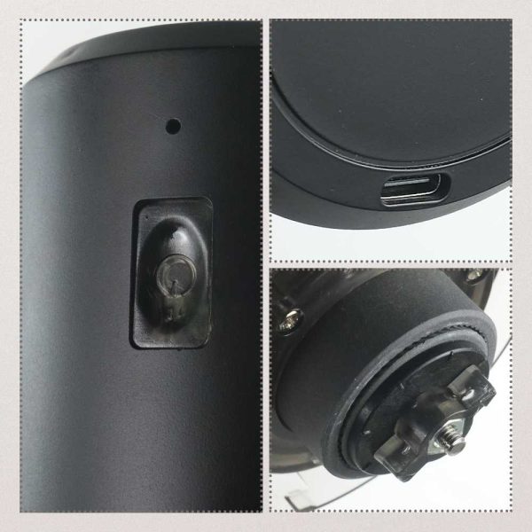 ginee_20251128144734877_6964789988.jpg One Two Cups Penggiling Kopi Elektrik Coffee Grinder Adjustable 200ml - WP-12