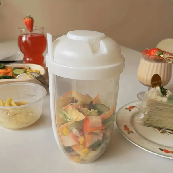 ginee_20251128144846025_5417491404.png One Two Cups Salad Portable Bottle Lunch Container 1L with Fork - RF20