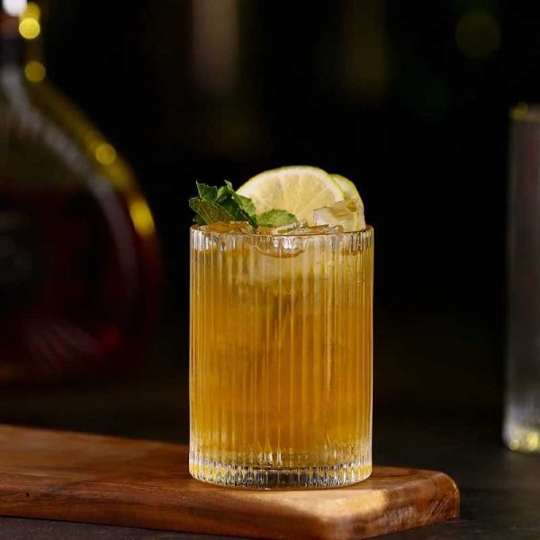 One Two Cups Gelas Striped Rock Highball Glass Heat Resistant - GR-35