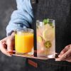 One Two Cups Gelas Striped Rock Highball Glass Heat Resistant - GR-35