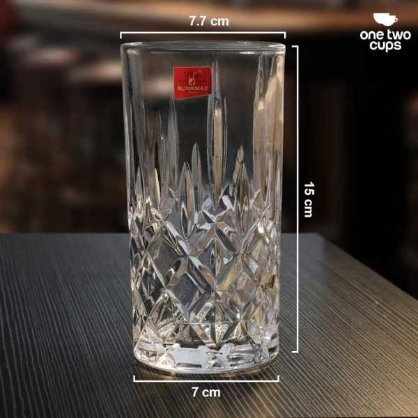One Two Cups Gelas Whisky Cocktail Old Fashion Highball Glass 370ml - UT-37