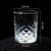 One Two Cups Gelas Crystal Old Fashioned Rock Glass 300ml - CG3