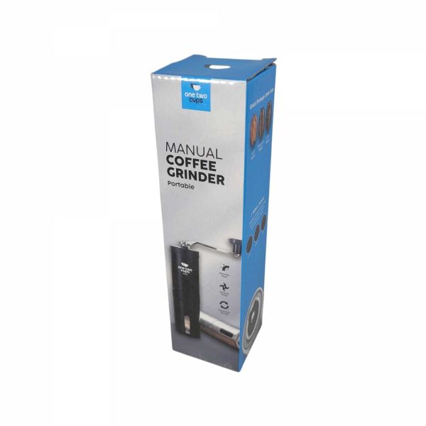 ginee_20251128152952343_0717164075.jpg One Two Cups Alat Penggiling Kopi Manual Coffee Bean Grinder E810 - Black