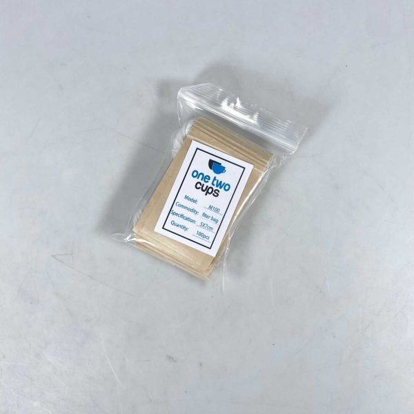 One Two Cups Kantong Teh Celup Kertas Disposable Tea Bag 100 PCS 5x7cm - M100