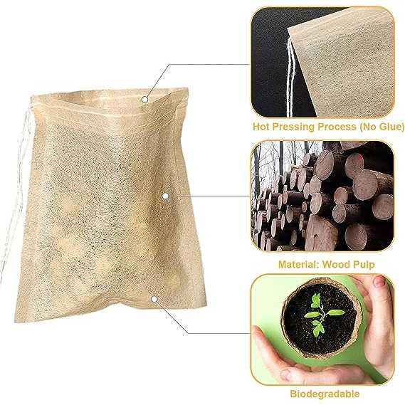 One Two Cups Kantong Teh Celup Kertas Disposable Tea Bag 100 PCS 5x7cm - M100