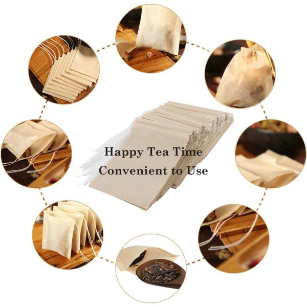 One Two Cups Kantong Teh Celup Kertas Disposable Tea Bag 100 PCS 5x7cm - M100