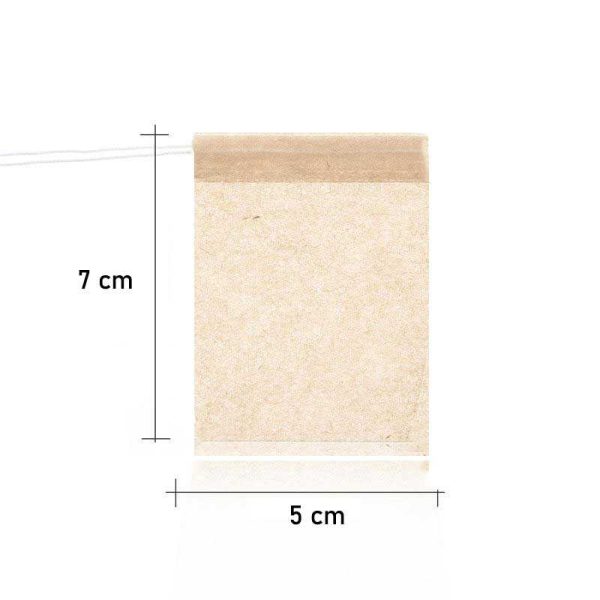 One Two Cups Kantong Teh Celup Kertas Disposable Tea Bag 100 PCS 5x7cm - M100