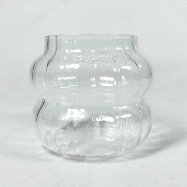 ginee_20251201171048823_3366480998.jpg One Two Cups Gelas Kaca Aesthetic Kopi Teh Wave Stripe Shape Glass - GK23